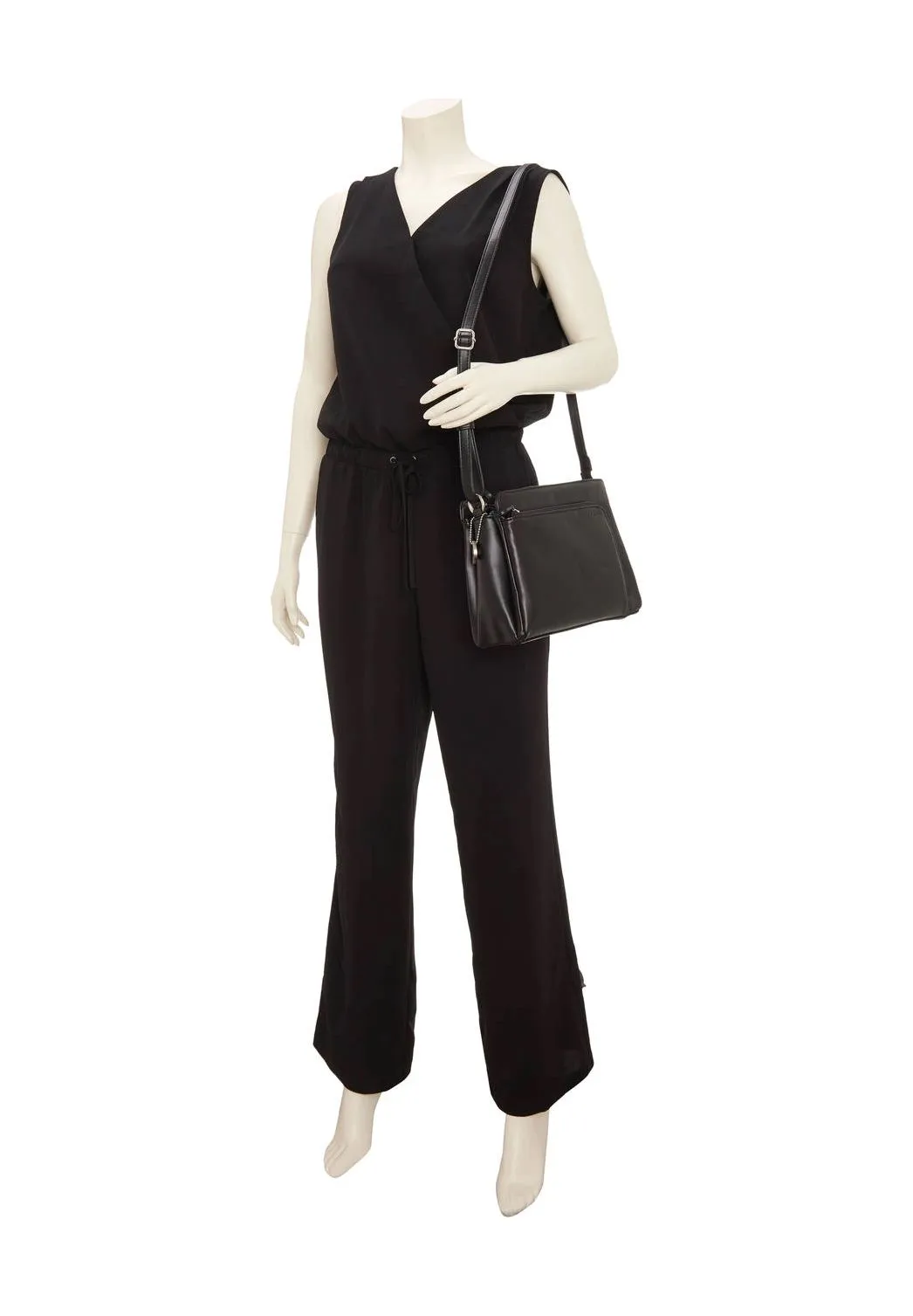 Minimalistische Crossbody-Tasche aus Kunstleder