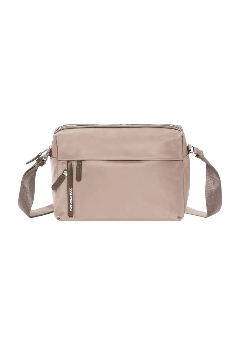 Minimalistische Umhängetasche mit Reißverschlussfächern