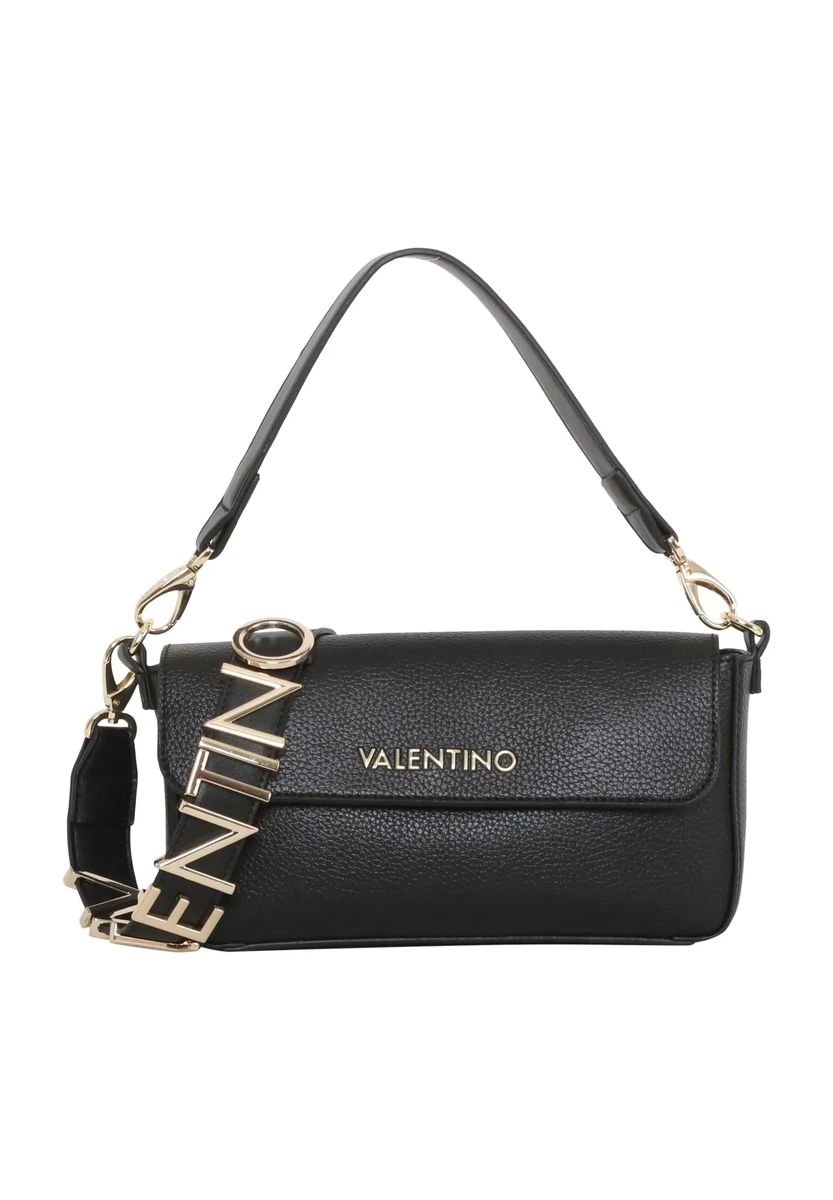 Elegante Strukturierte Schultertasche mit Überschlag