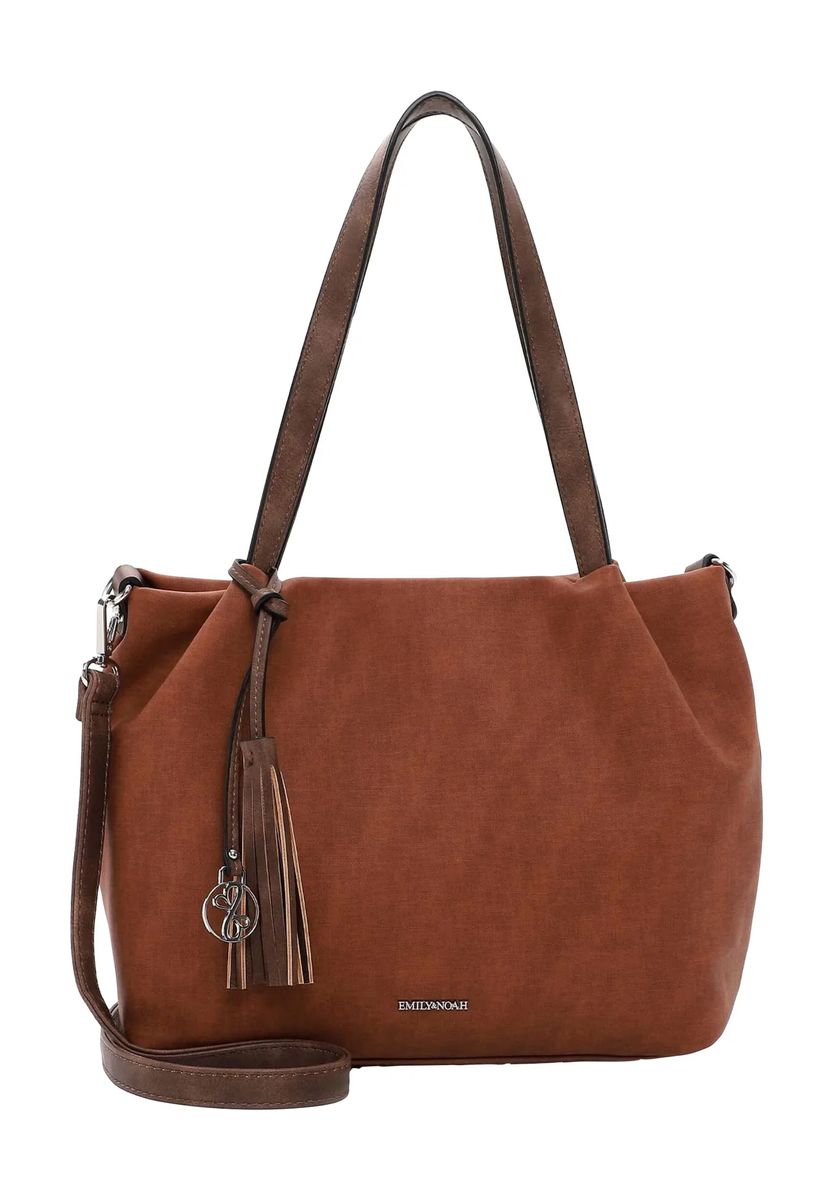 Strukturierter Shopper mit Quaste