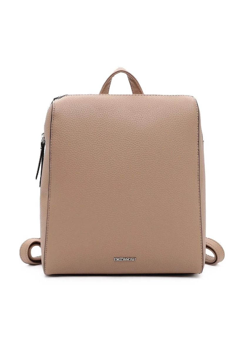 Strukturierter Rucksack aus Kunstleder