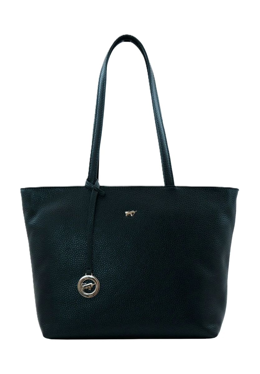 Elegante Shopper-Tasche aus genarbtem Leder