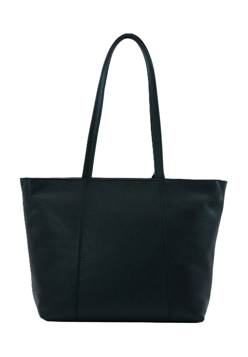 Elegante Shopper-Tasche aus genarbtem Leder