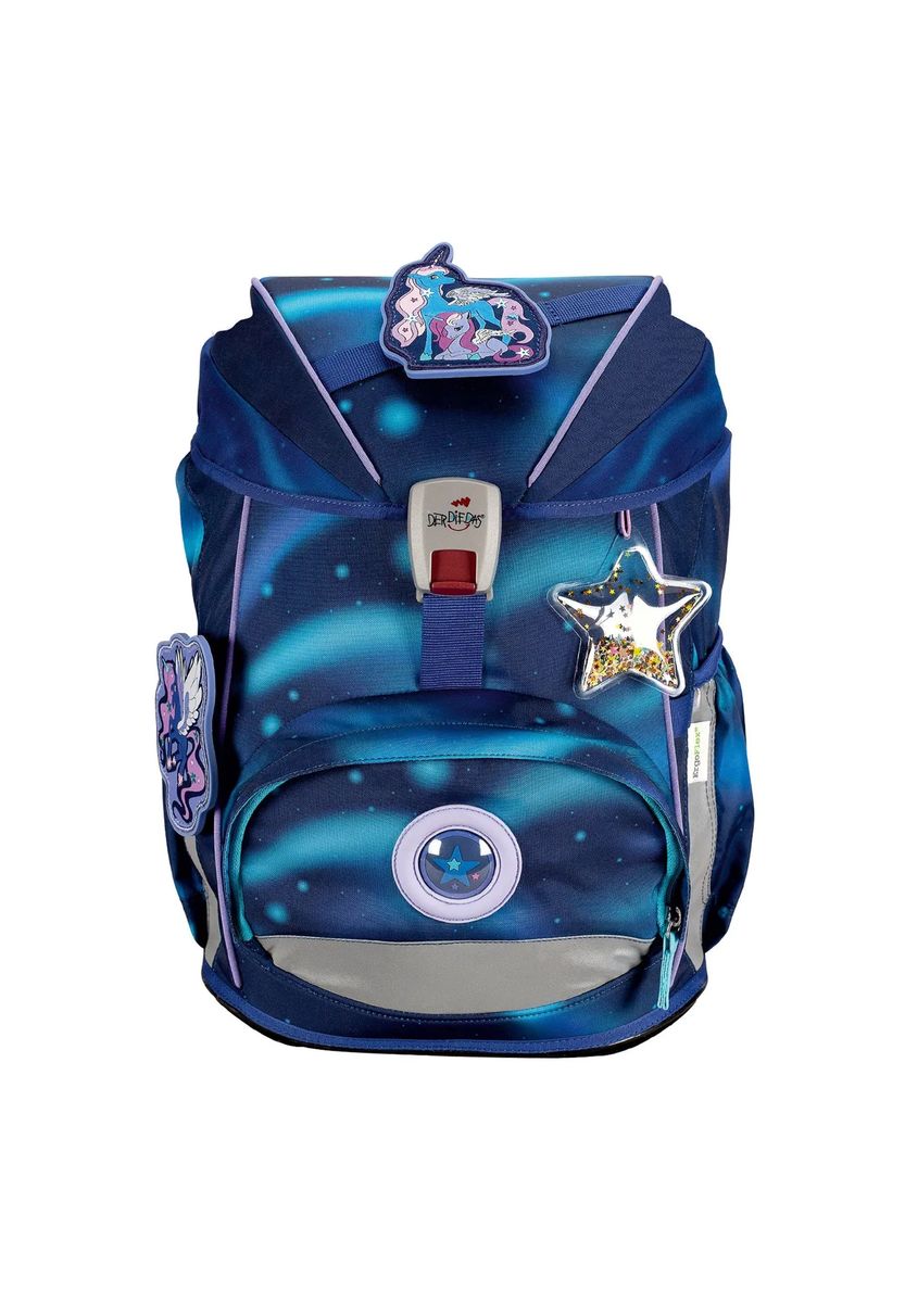 Ergonomisches Schulranzen-Set mit Galaxie-Print