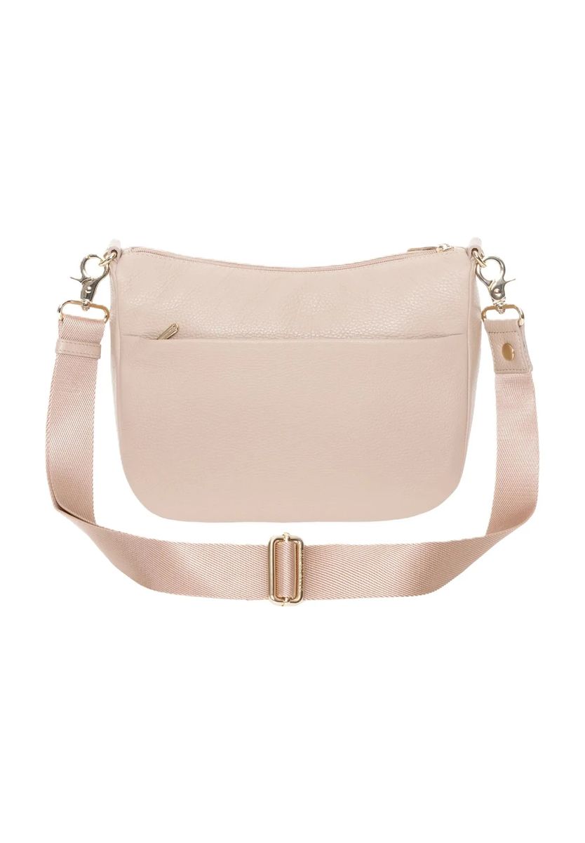 Elegante Umhängetasche aus genarbtem Leder