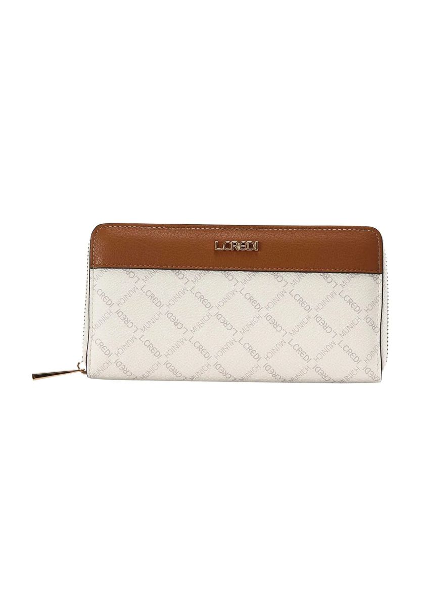 Elegante Geldbörse mit Logo-Print