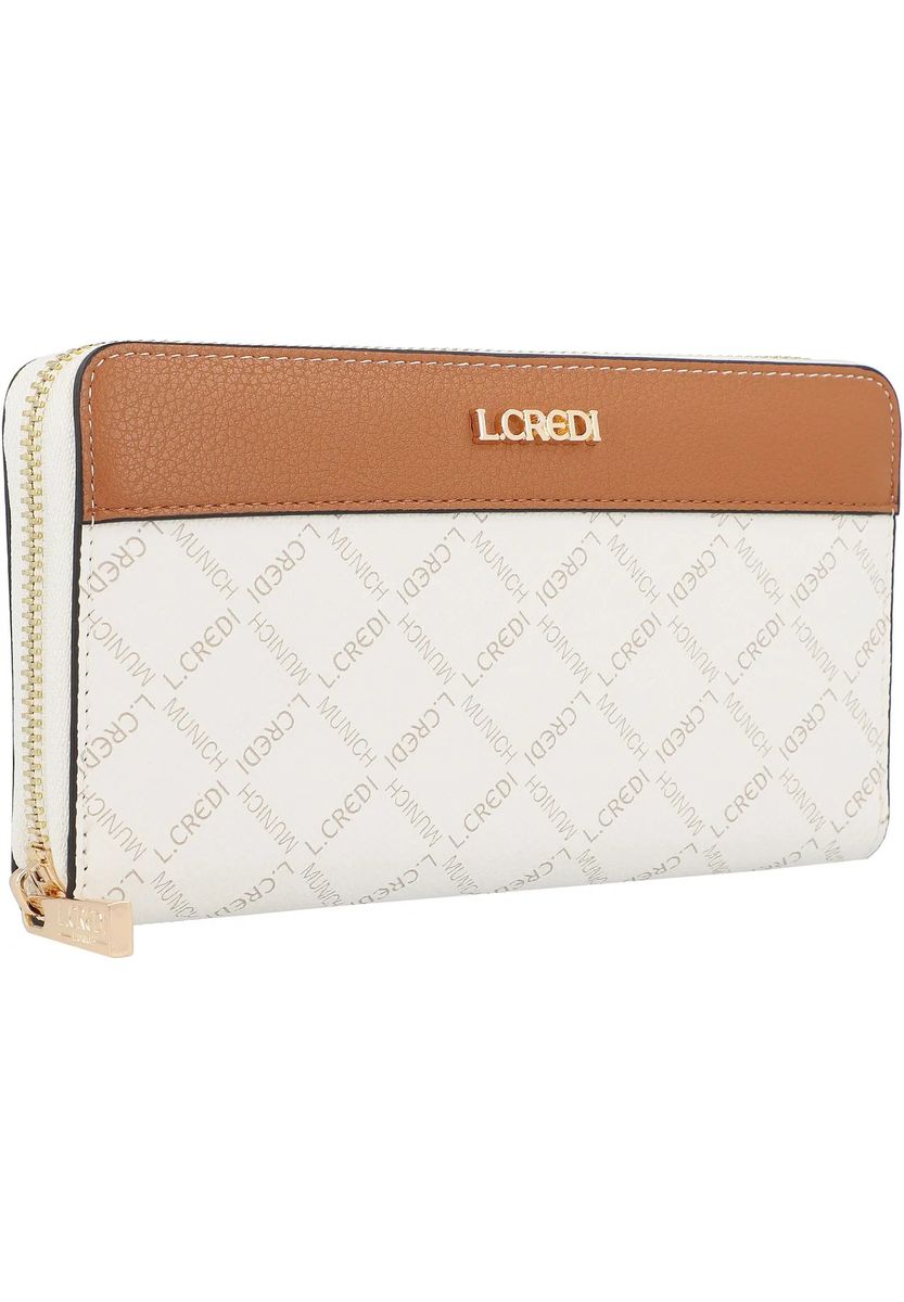 Elegante Geldbörse mit Logo-Print