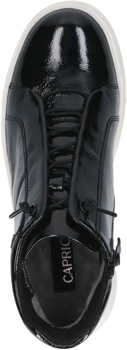 High-Top Sneaker aus Lackleder