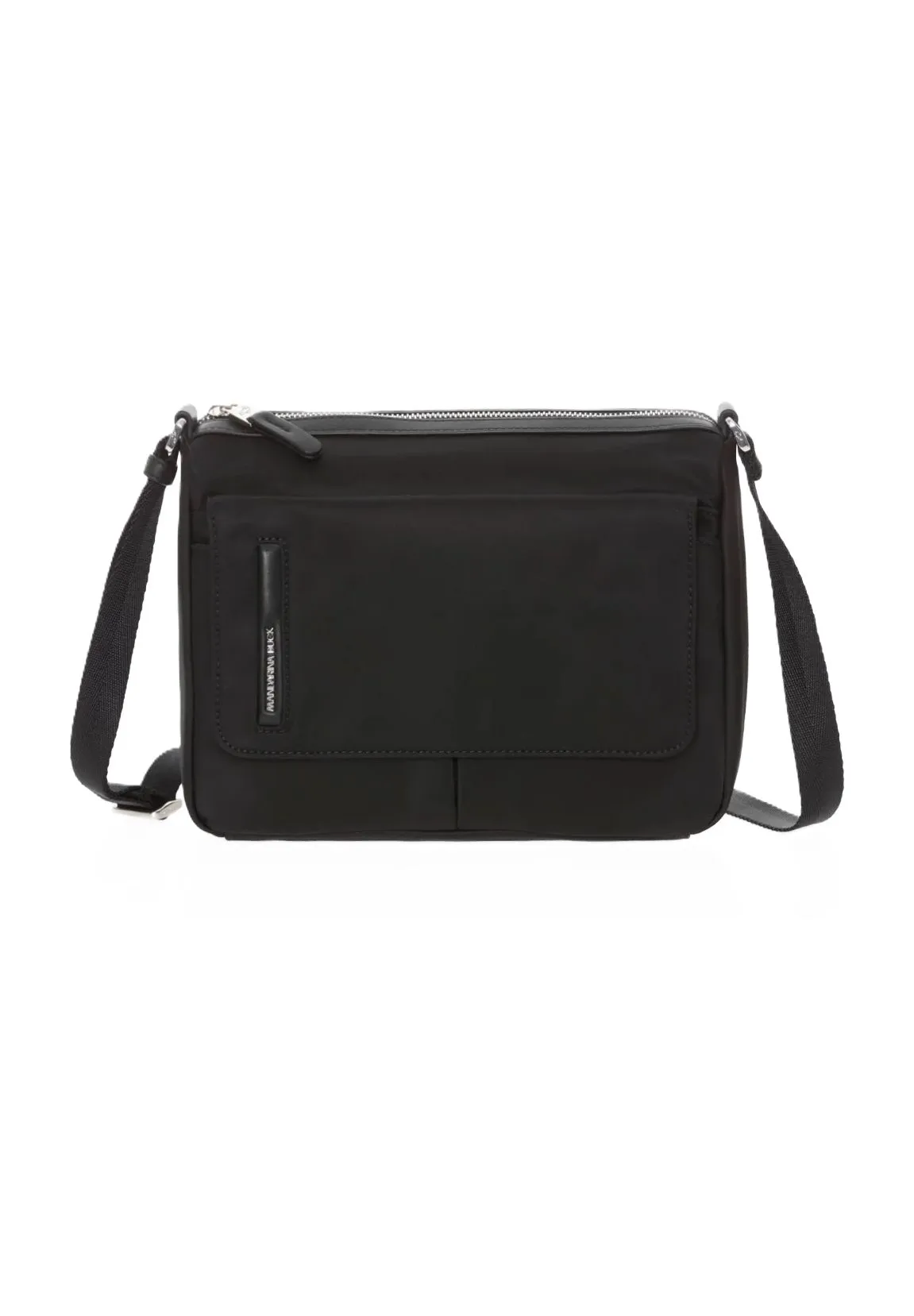 Minimalistische Nylon-Umhängetasche