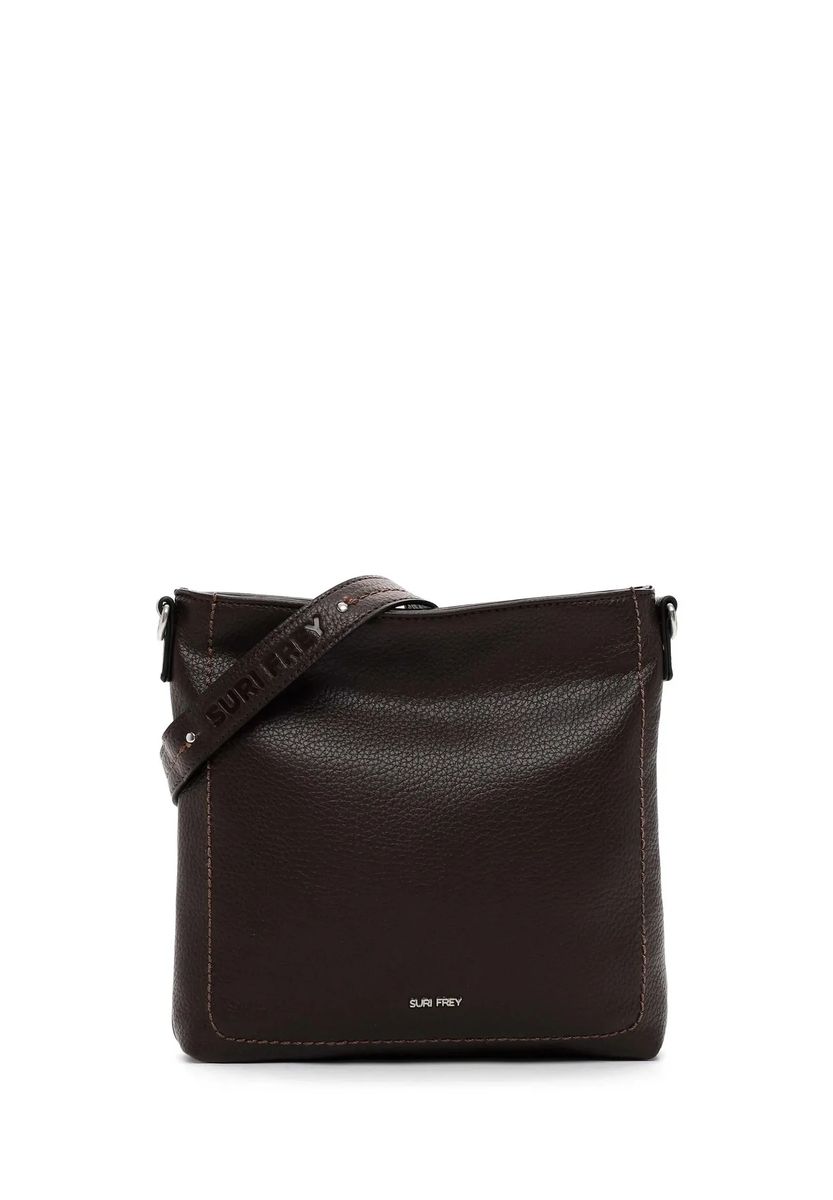 Crossbody-Tasche in genarbter Leder-Optik