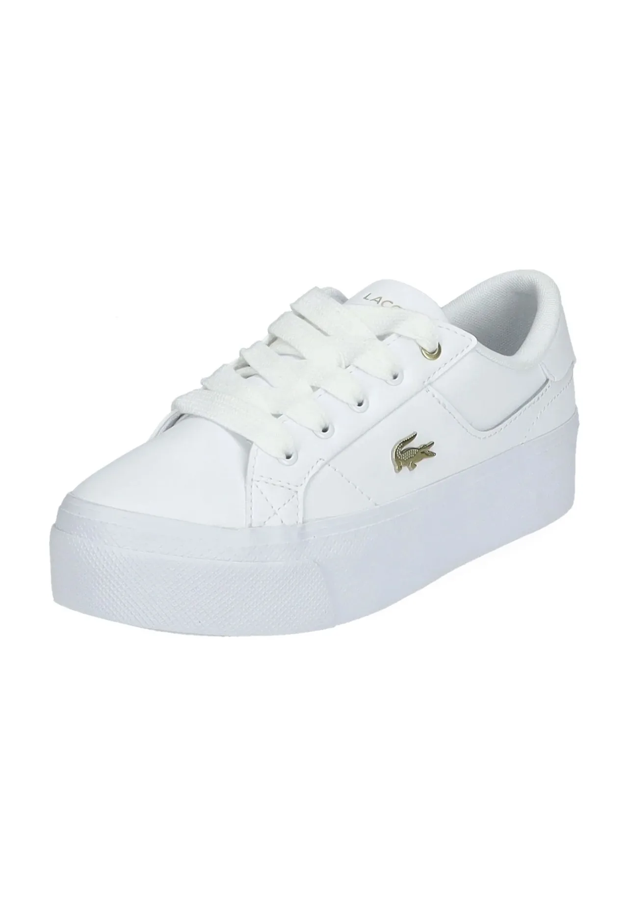 Minimalistische Plateau-Leder-Sneaker