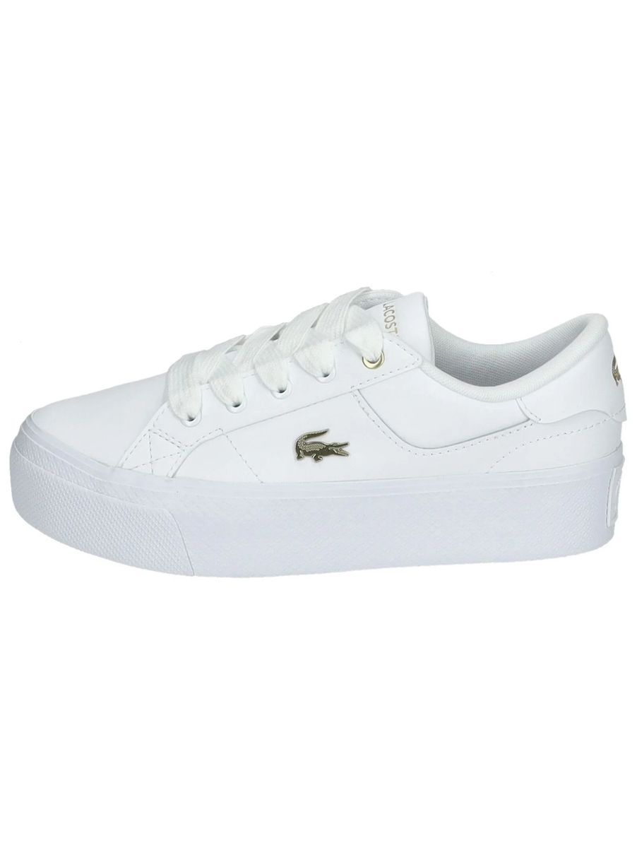 Minimalistische Plateau-Leder-Sneaker