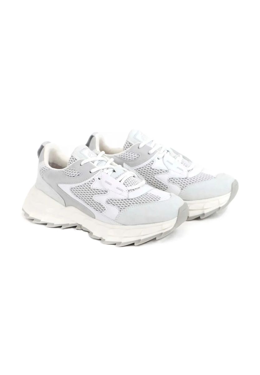 Chunky Sneaker aus Mesh und Leder