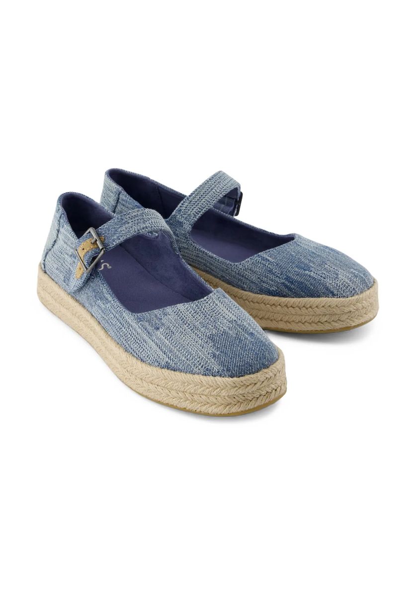 Mary Jane Espadrilles mit Plateausohle