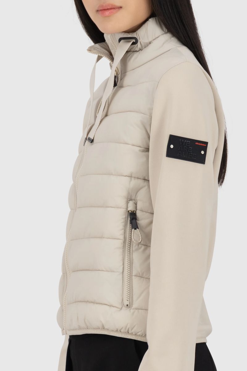 Gesteppte Hybridjacke mit Softshell