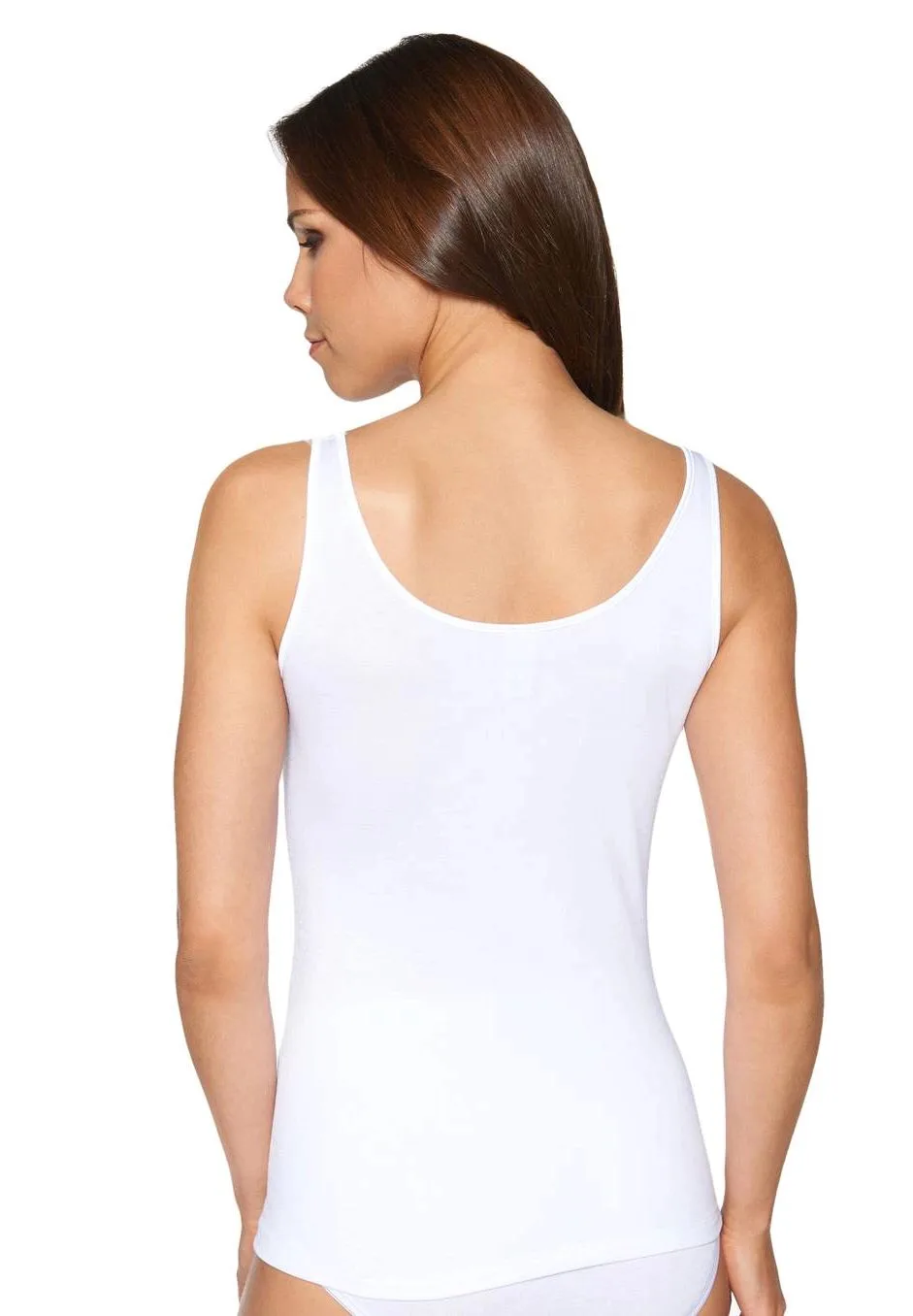 Jersey-Top mit Spitzenbesatz
