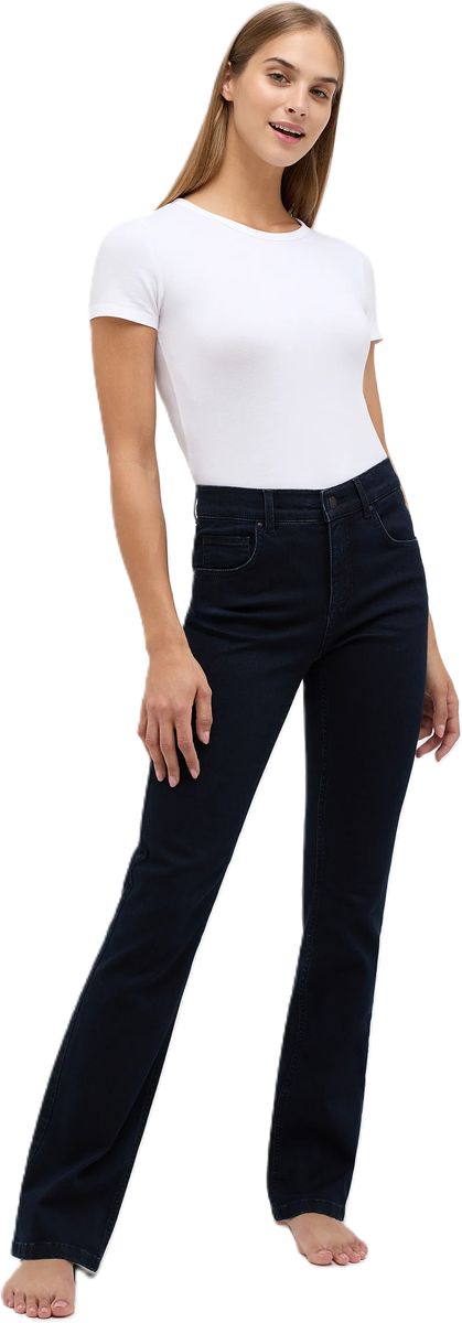 Klassische Slim-Fit Bootcut-Jeans