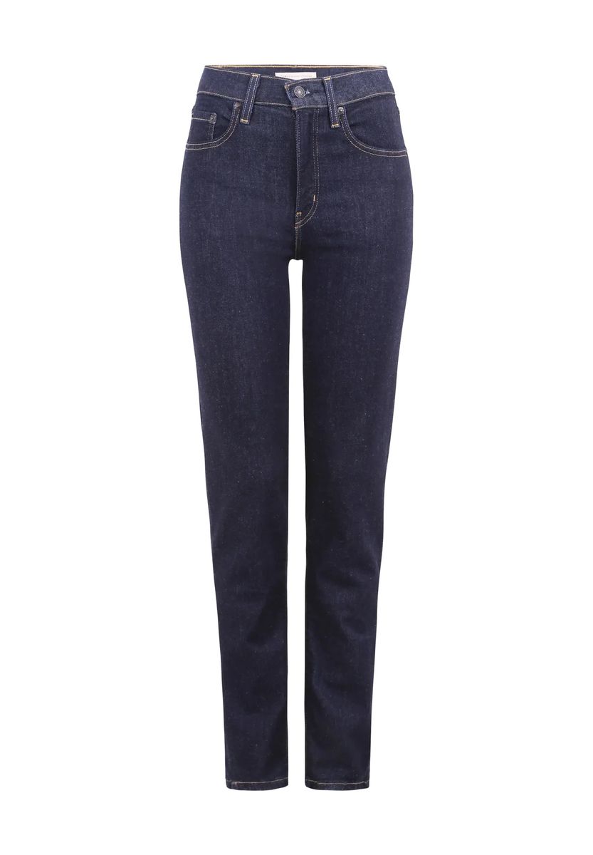 High-Waist Slim-Fit Jeans