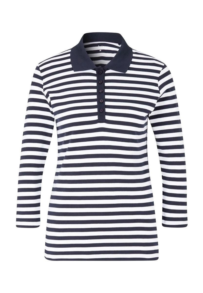 Gestreiftes Poloshirt aus Pima-Baumwolle