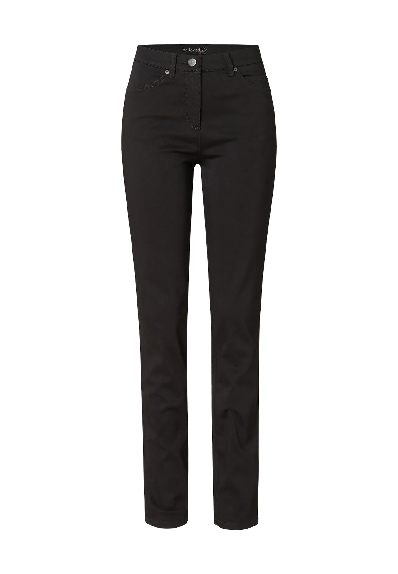 Schmal geschnittene High-Waist Stretchhose
