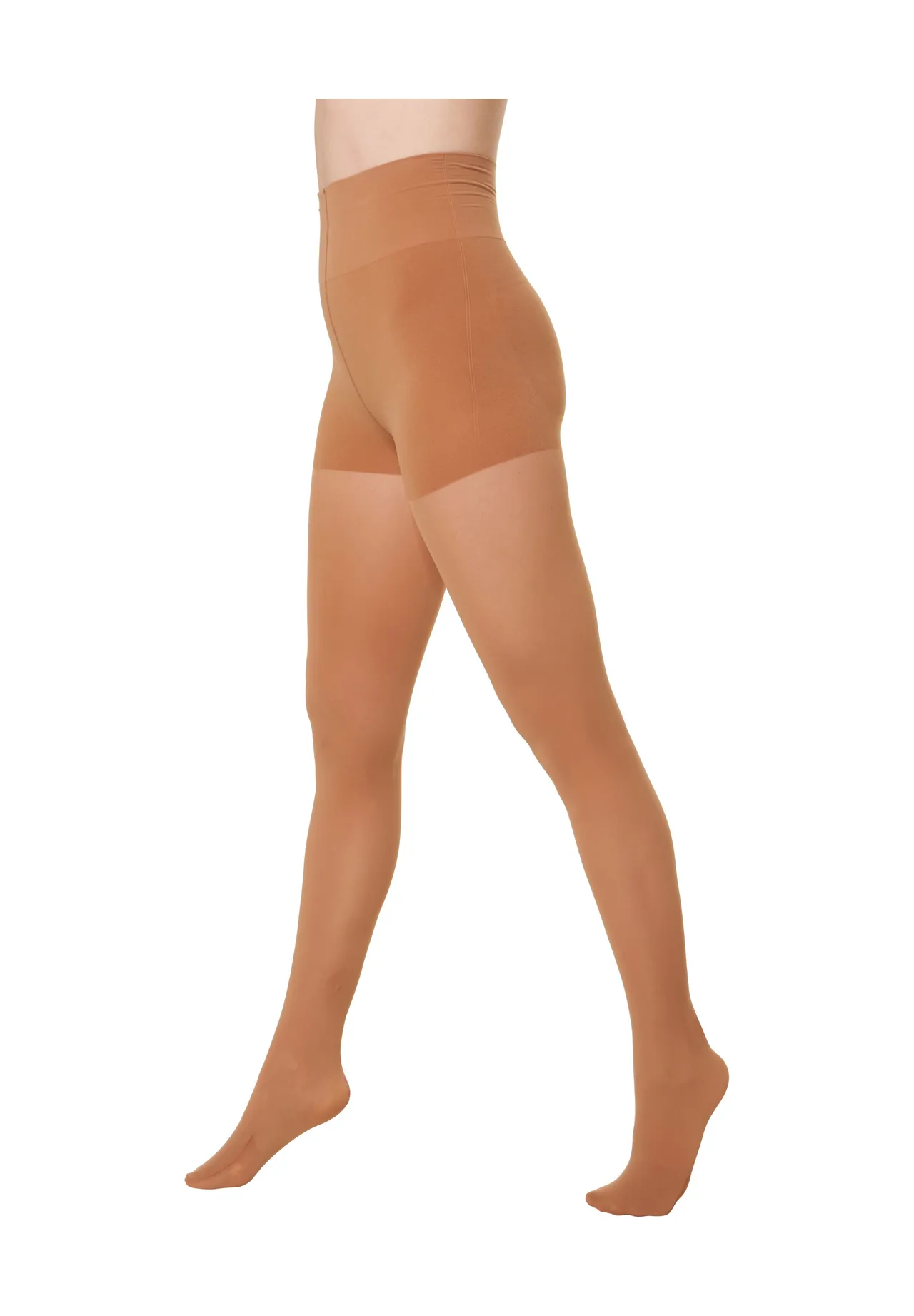 Transparente Kompressionsstrumpfhose mit Shape-Effekt