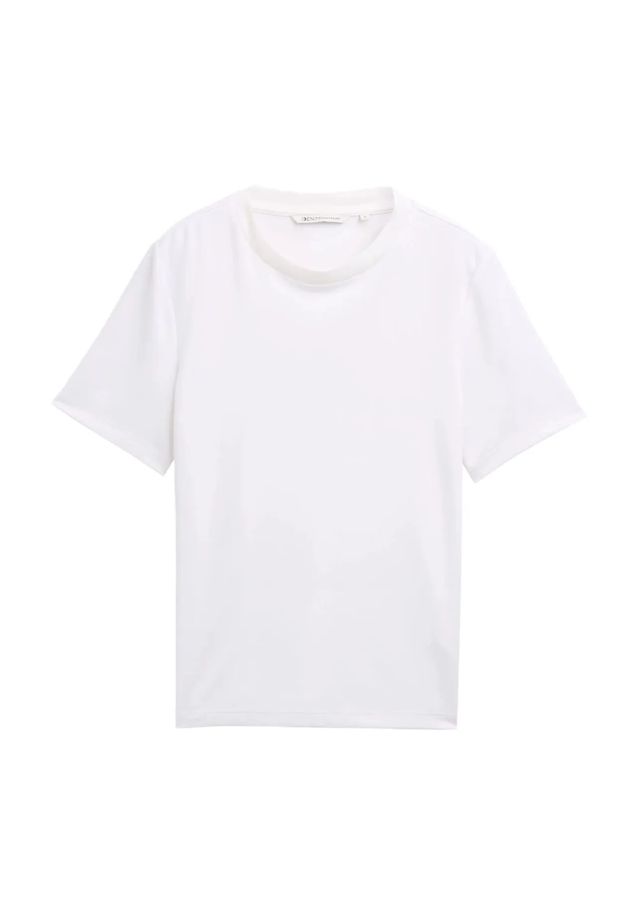 Locker geschnittenes Rundhals T-Shirt
