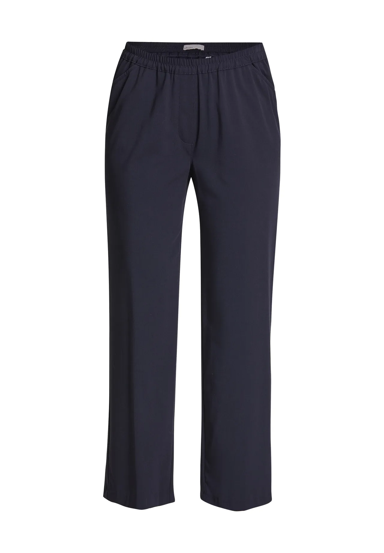 Gerade Pull-on-Stoffhose