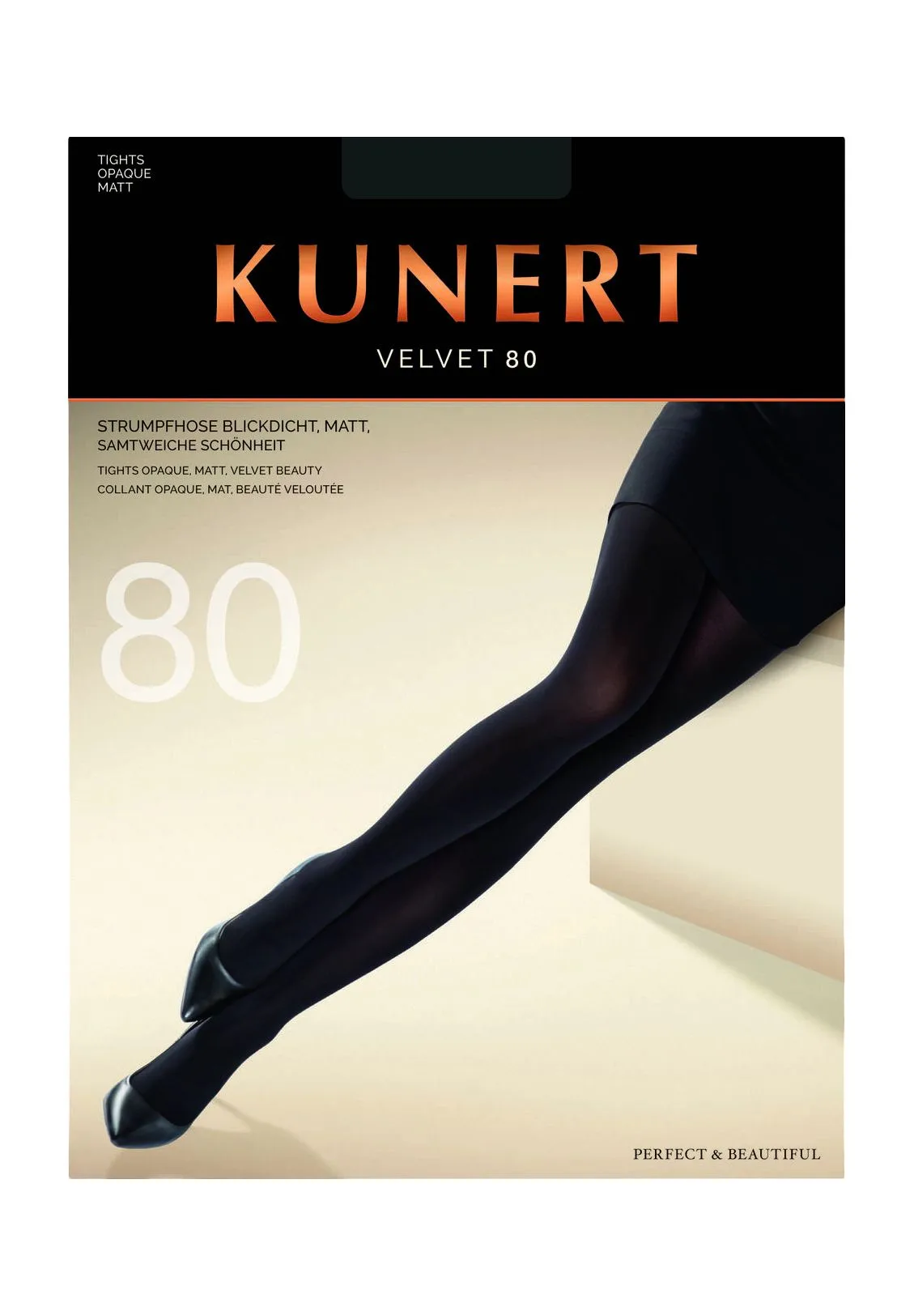 Blickdichte matte Samt-Strumpfhose
