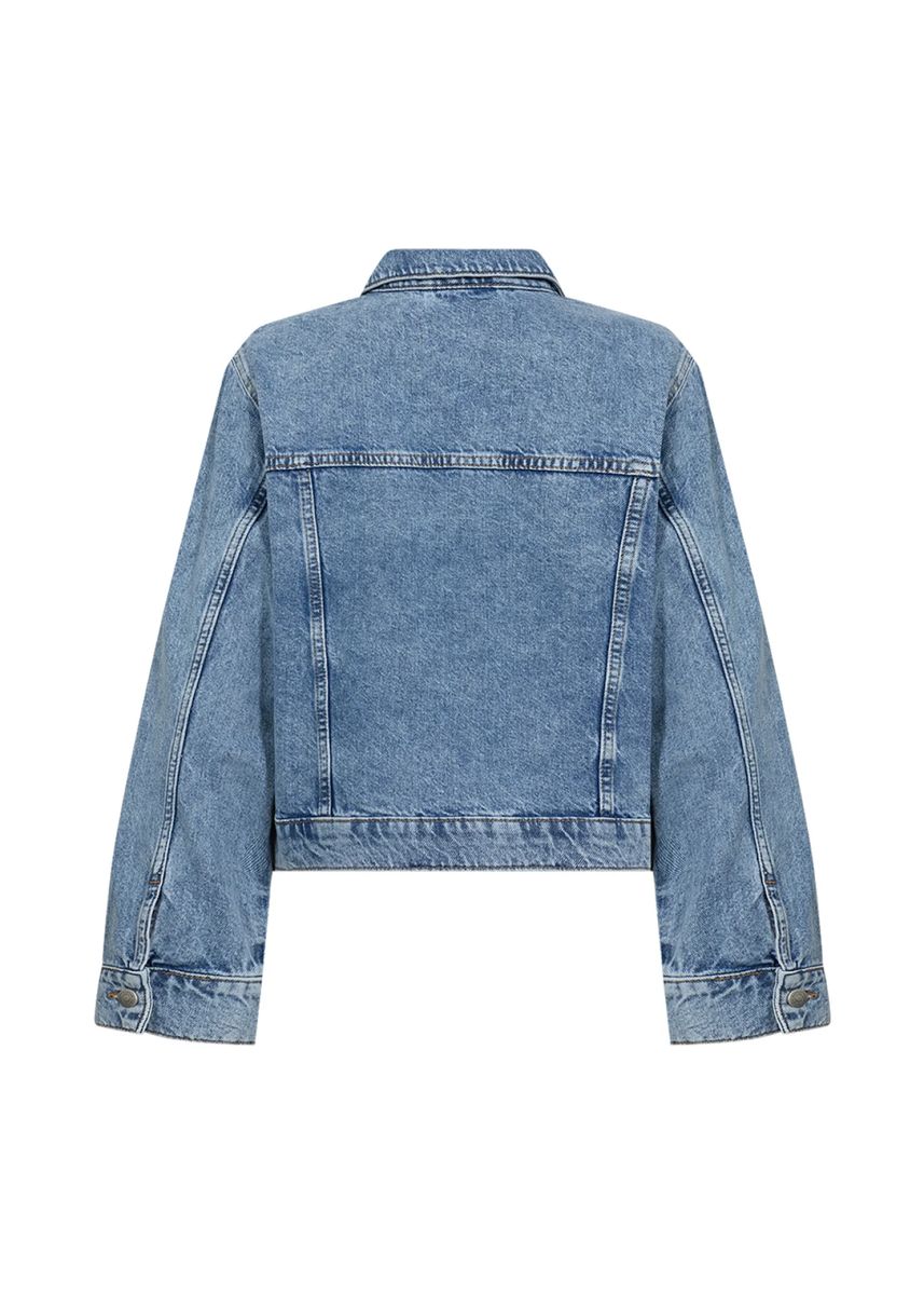 Cropped Boxy Jeansjacke