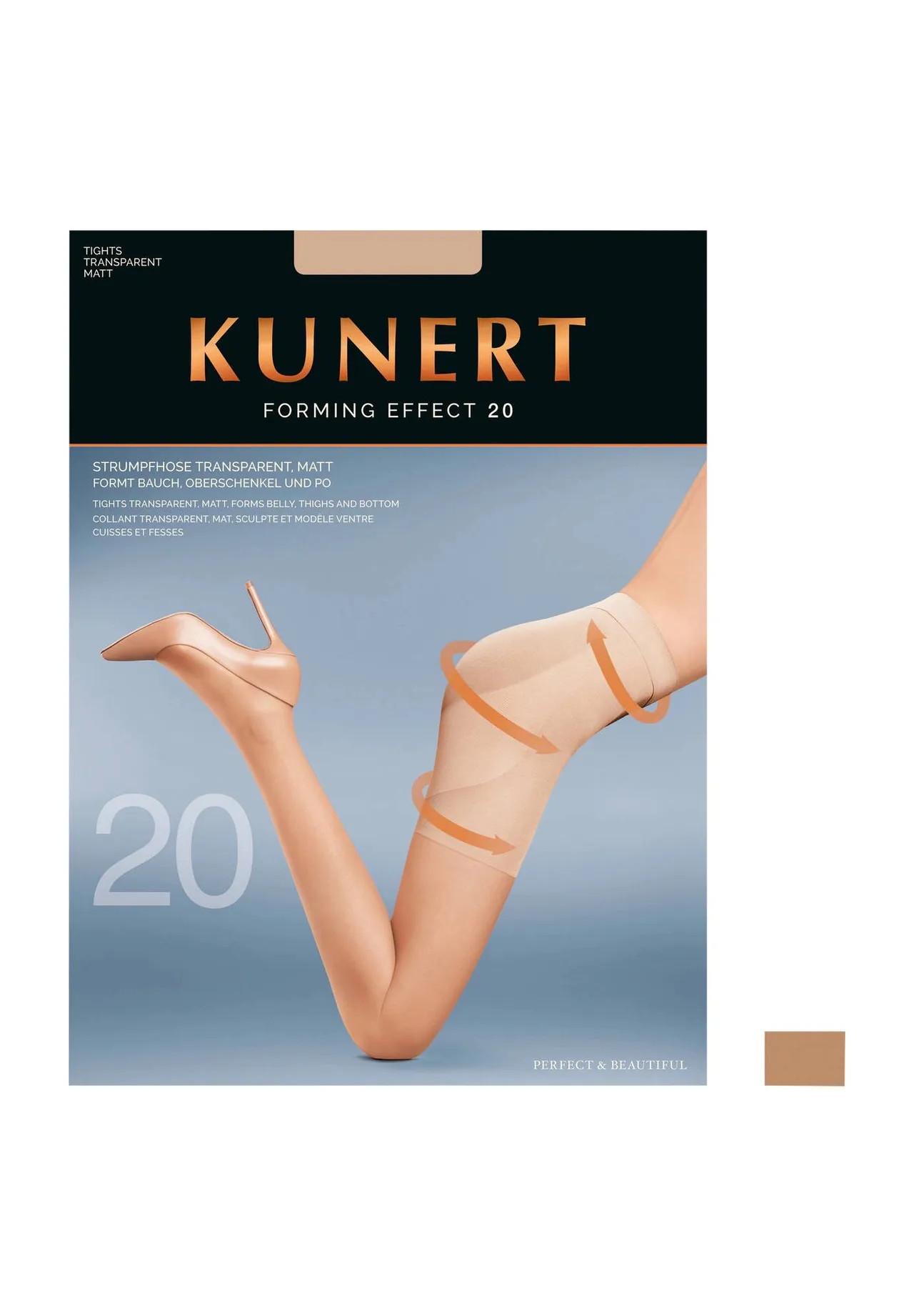 Transparente Shaping-Strumpfhose mit Formeffekt