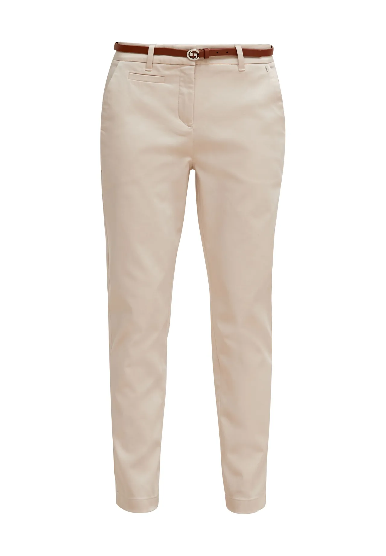 Slim Fit Chino mit Gürtel