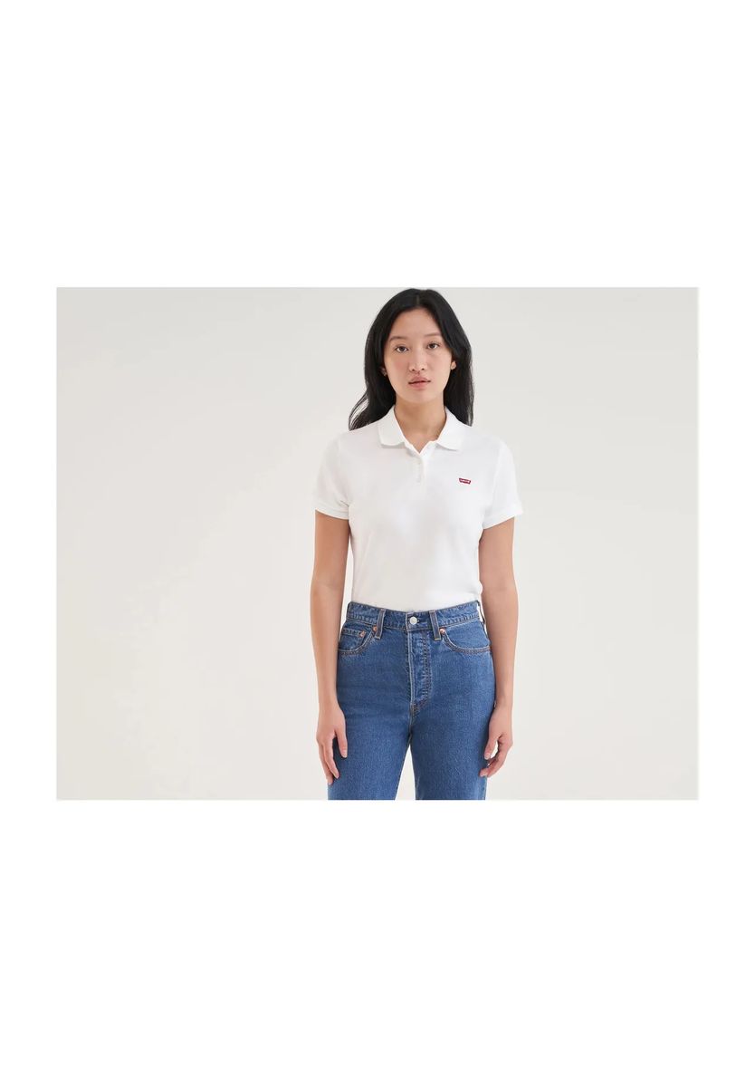 Klassisches Baumwoll-Poloshirt mit Patch