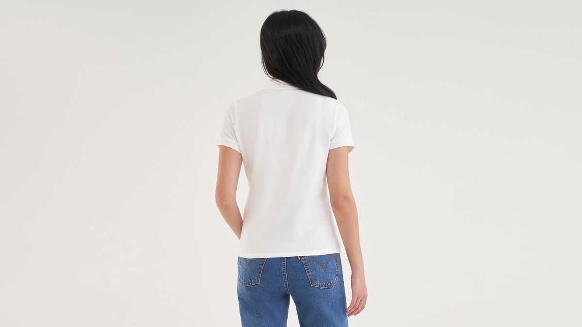 Klassisches Baumwoll-Poloshirt mit Patch