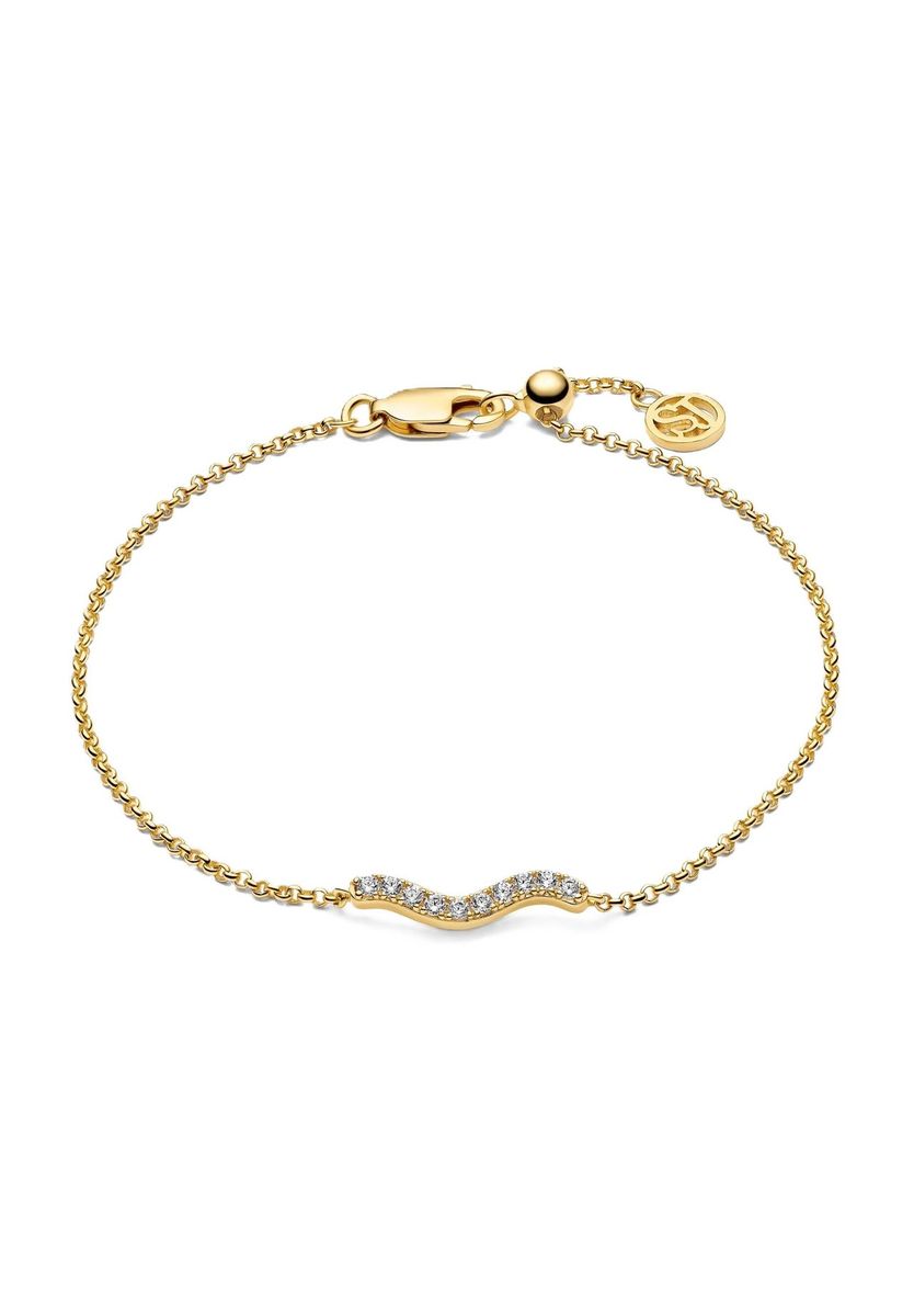 Ellera Waves Zirkonia Gliederkettenarmband
