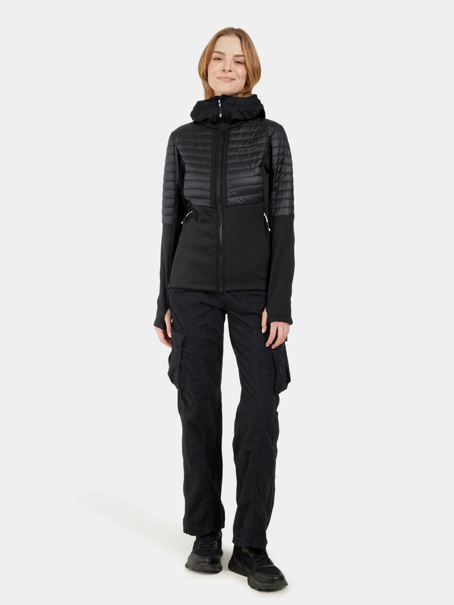 Hybrid-Funktionsjacke mit Kapuze