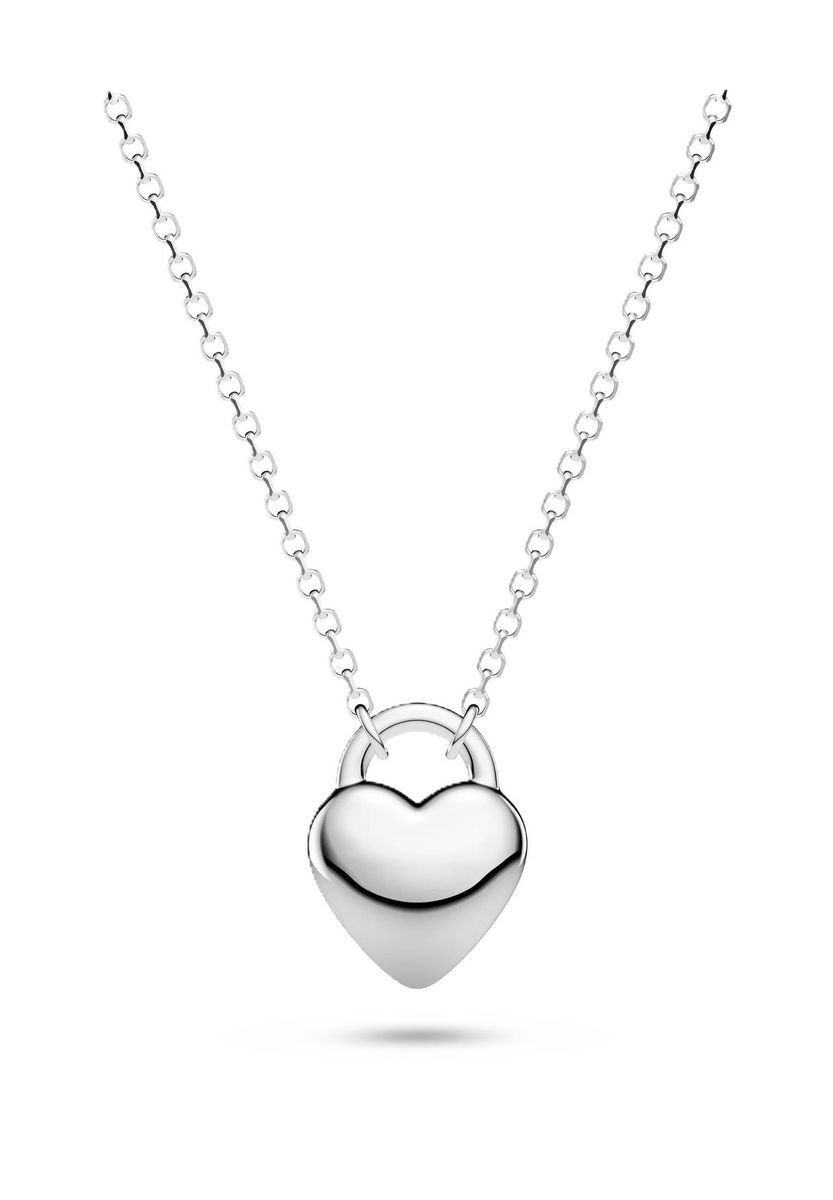 Elegante Silberkette mit Herzanhänger