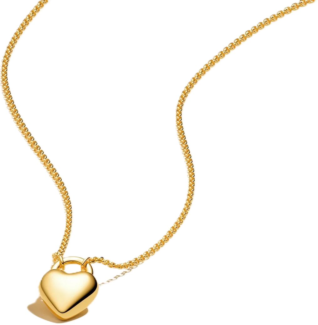 Elegante Silberkette mit Herzanhänger