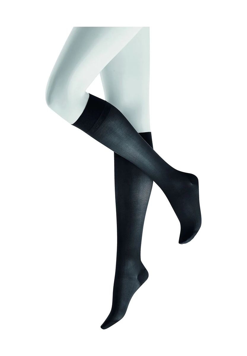 Stützende Semi-Transparente Kniestrümpfe