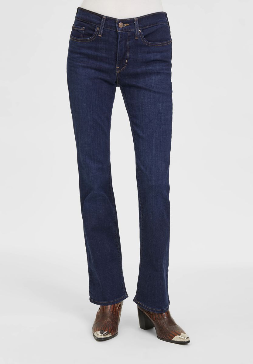 Formendes Mid-Rise Bootcut-Denim