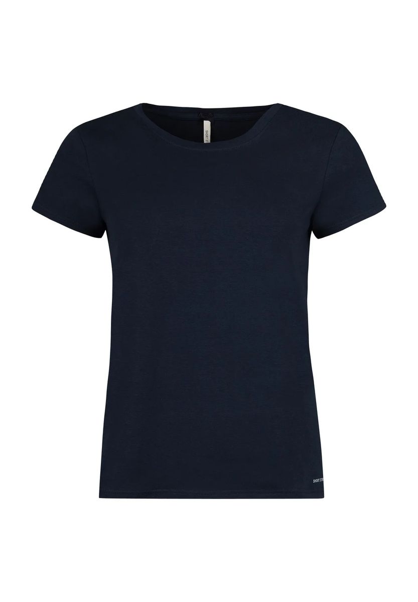 Weiches Baumwoll-Schlafshirt mit Rundhals