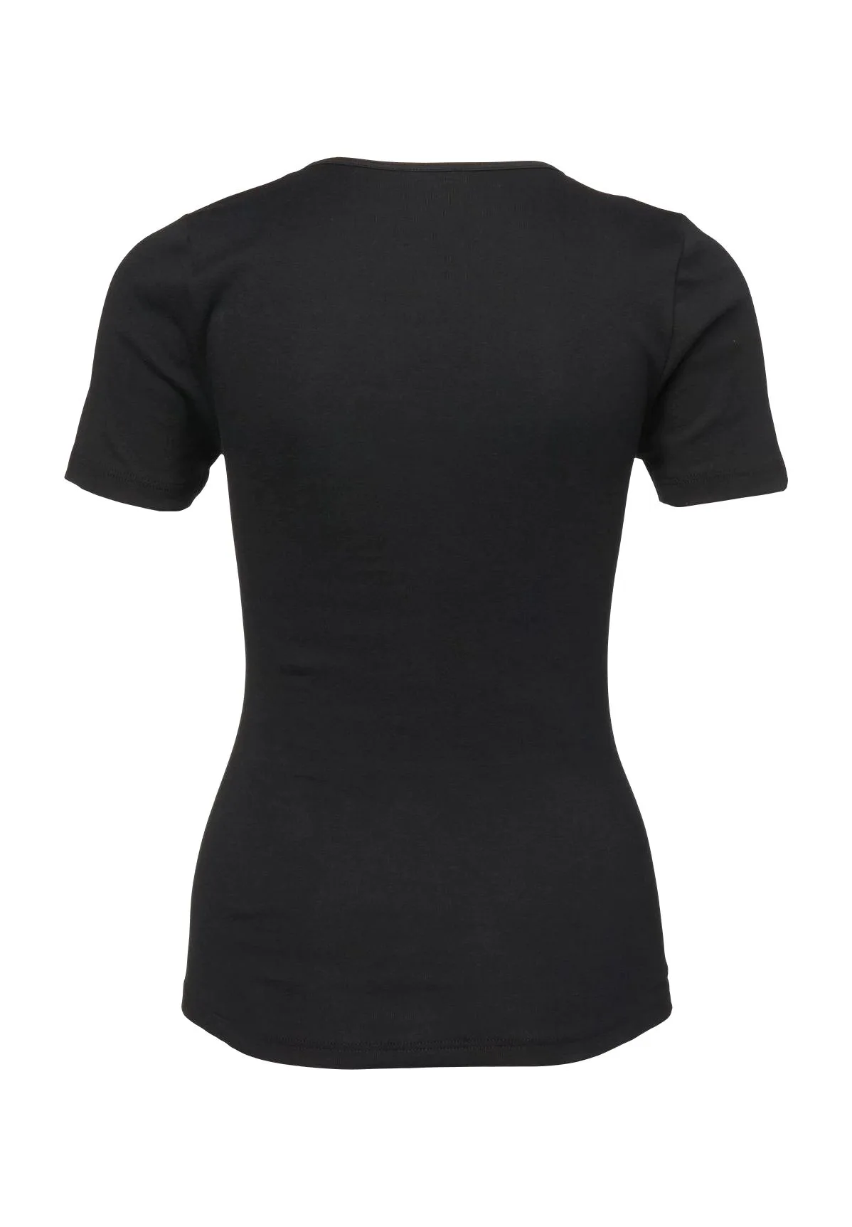 Essentielles Baumwoll-T-Shirt mit Rundhals