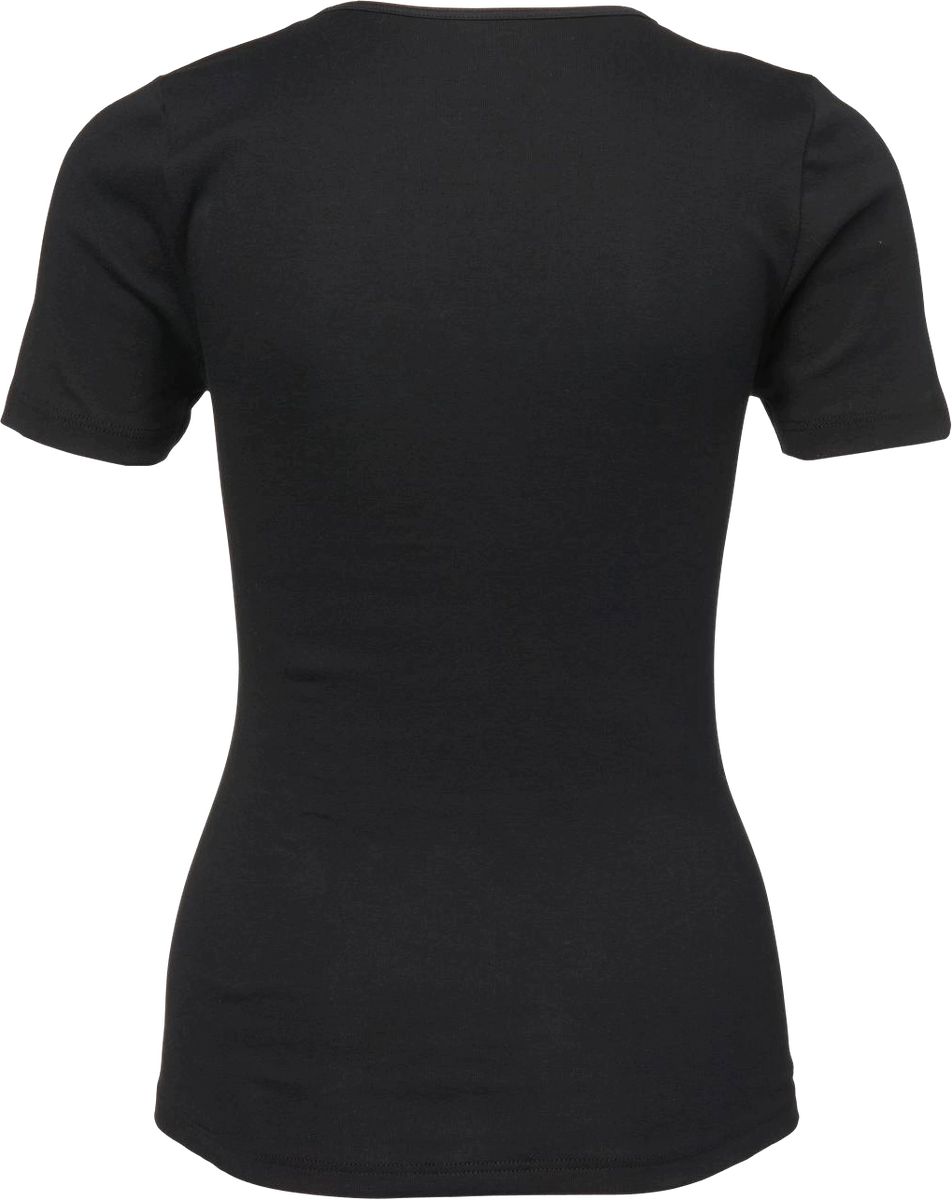 Essentielles Baumwoll-T-Shirt mit Rundhals