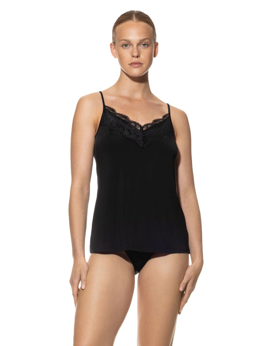 Elegantes Camisole mit Spitzenbesatz