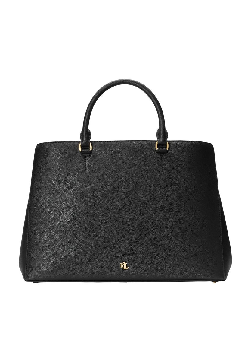 Strukturierte Saffiano-Leder Tote