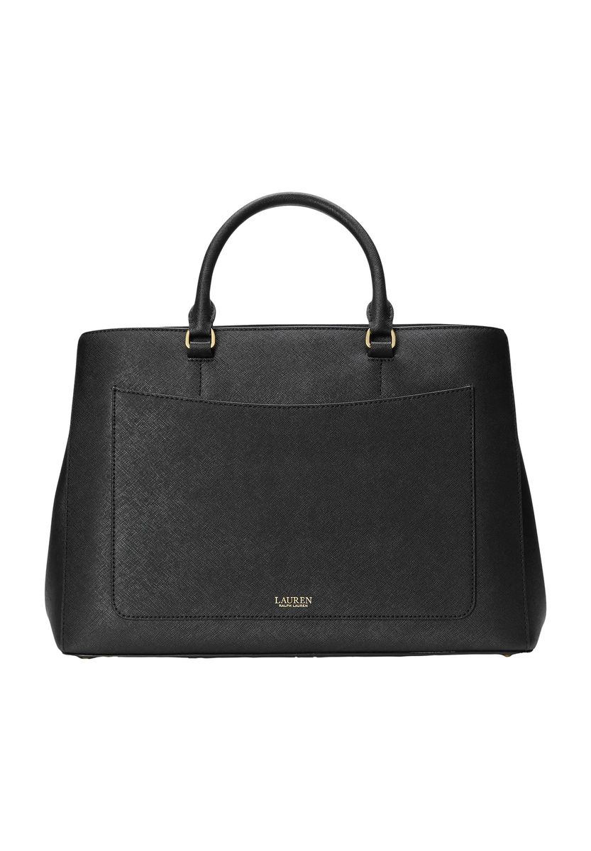 Strukturierte Saffiano-Leder Tote