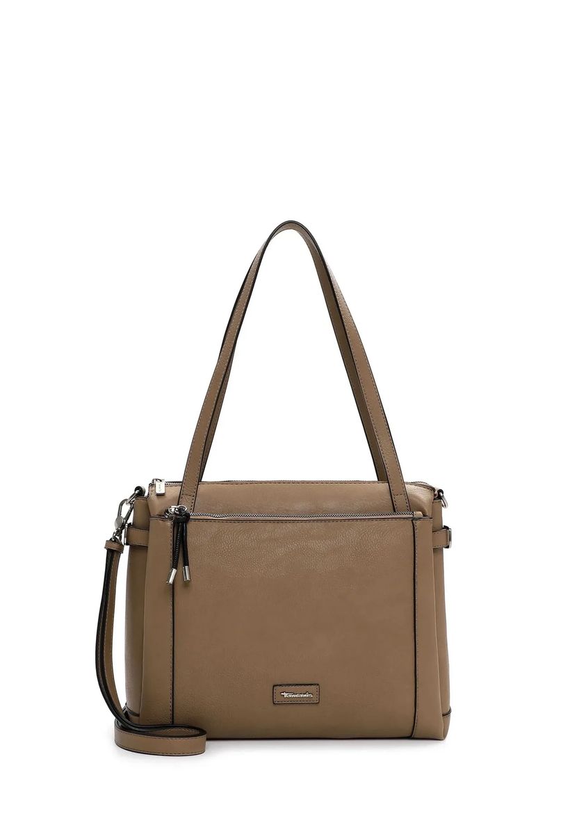 Strukturierte Shopper-Tasche aus Kunstleder