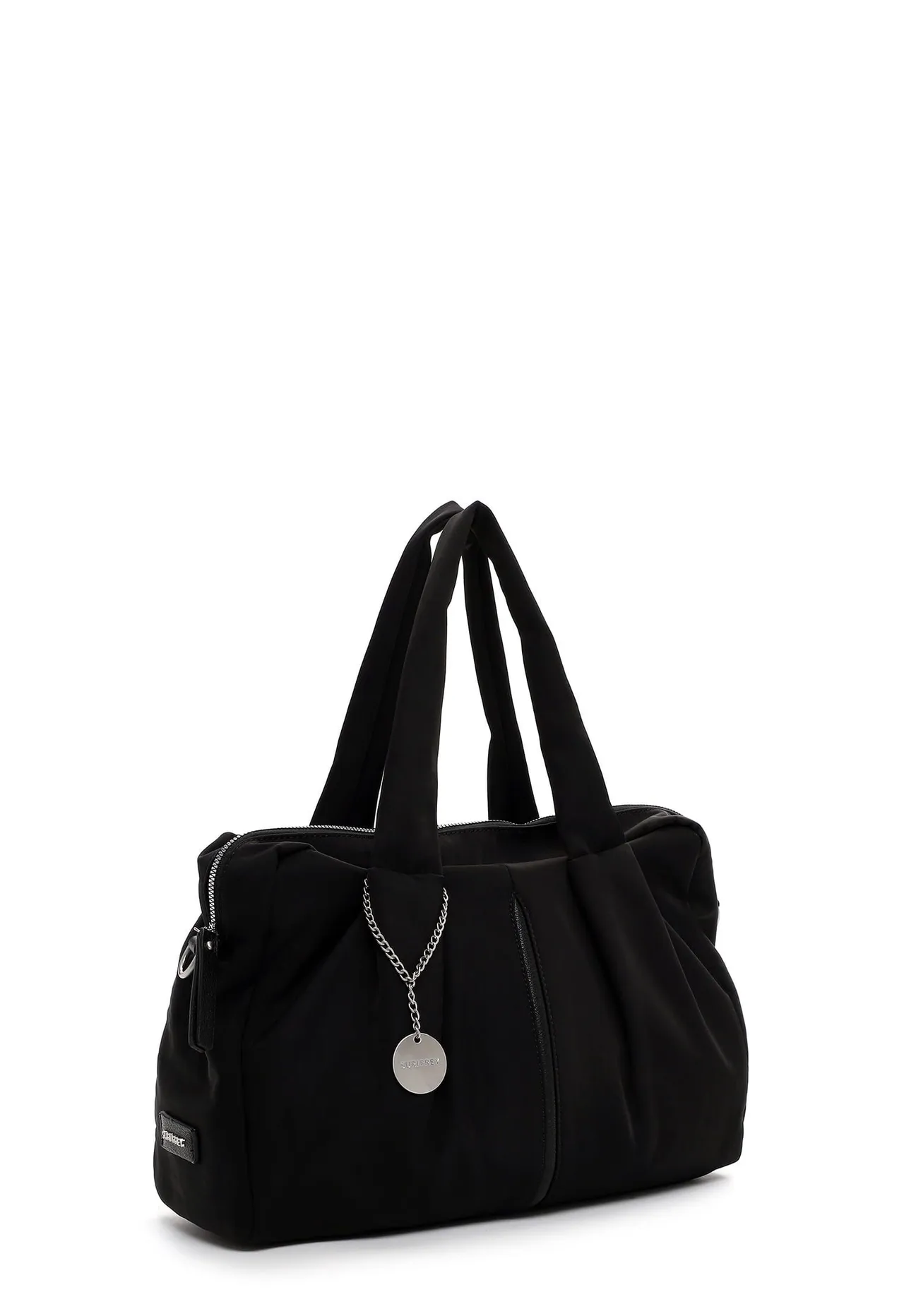 Weicher Shopper mit Anhänger