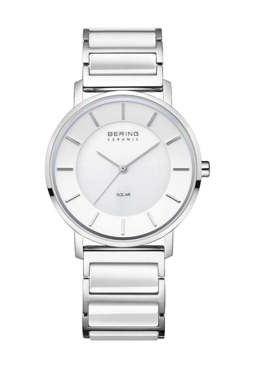 Minimalistische Solar-Keramik-Uhr