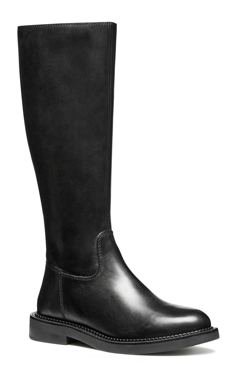 Klassische Kniehohe Lederstiefel