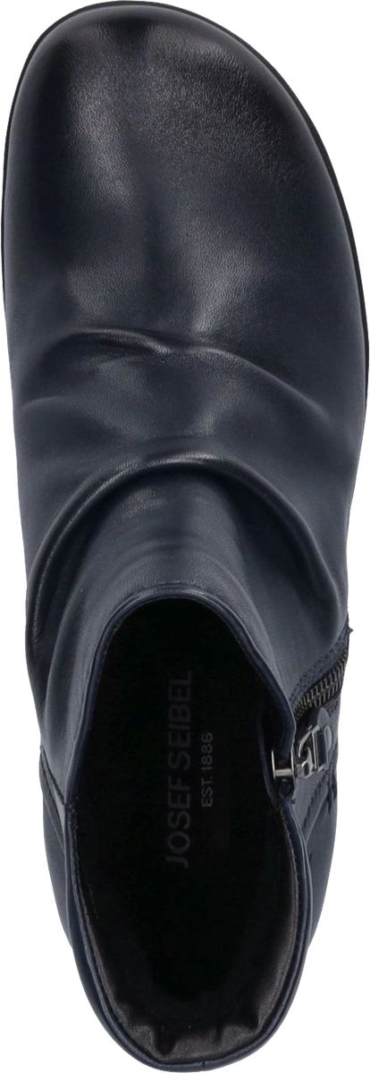 Stiefelette aus Nappaleder mit Raffung